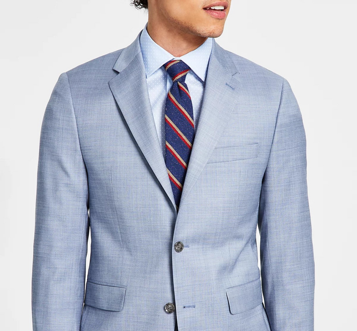 Calvin Klein Men's Skinny-Fit Wool-Blend Infinite Stretch Suit Jacket MSRP $450