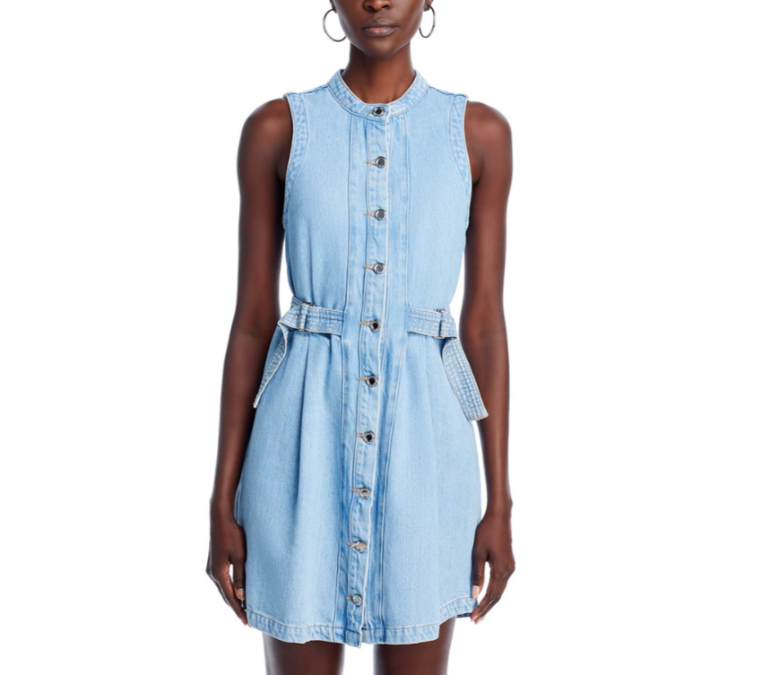 blue dress for baby girl Derek Lam 10 Crosby Camille Utility Mini Dress MSRP $395 – DGFOutlet