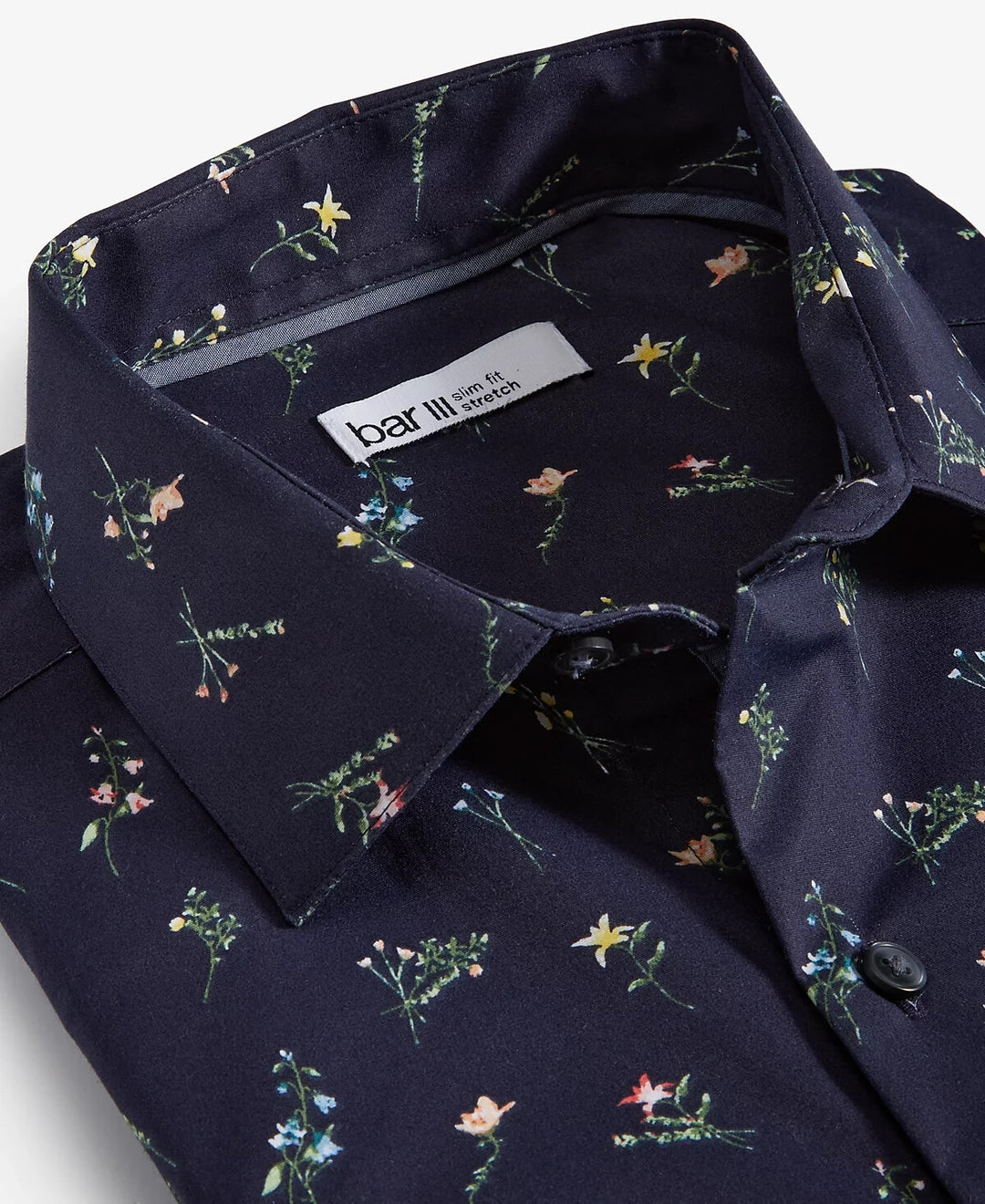 Bar III Slim-Fit Spring Garden Dress Shirt MSRP $70