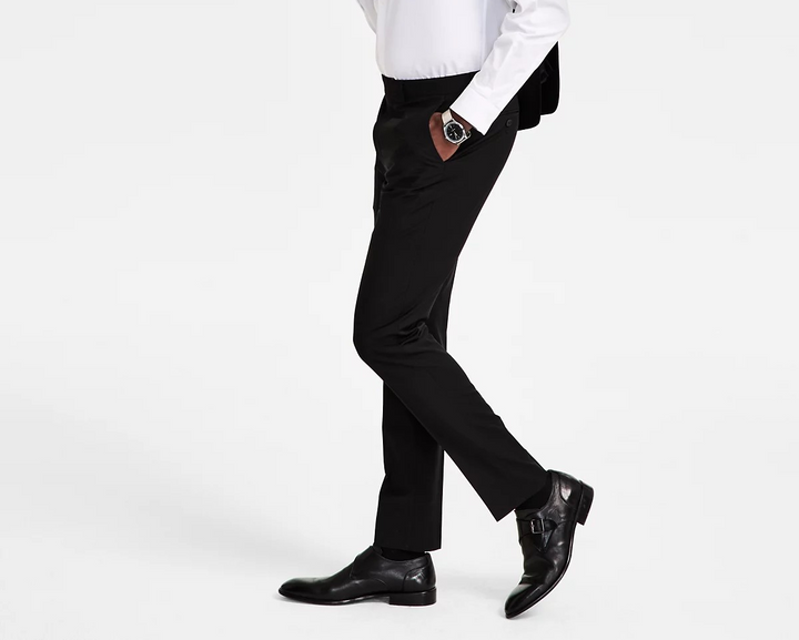Calvin Klein Men's Skinny-Fit Wool Blend Suit Pants MSRP $200