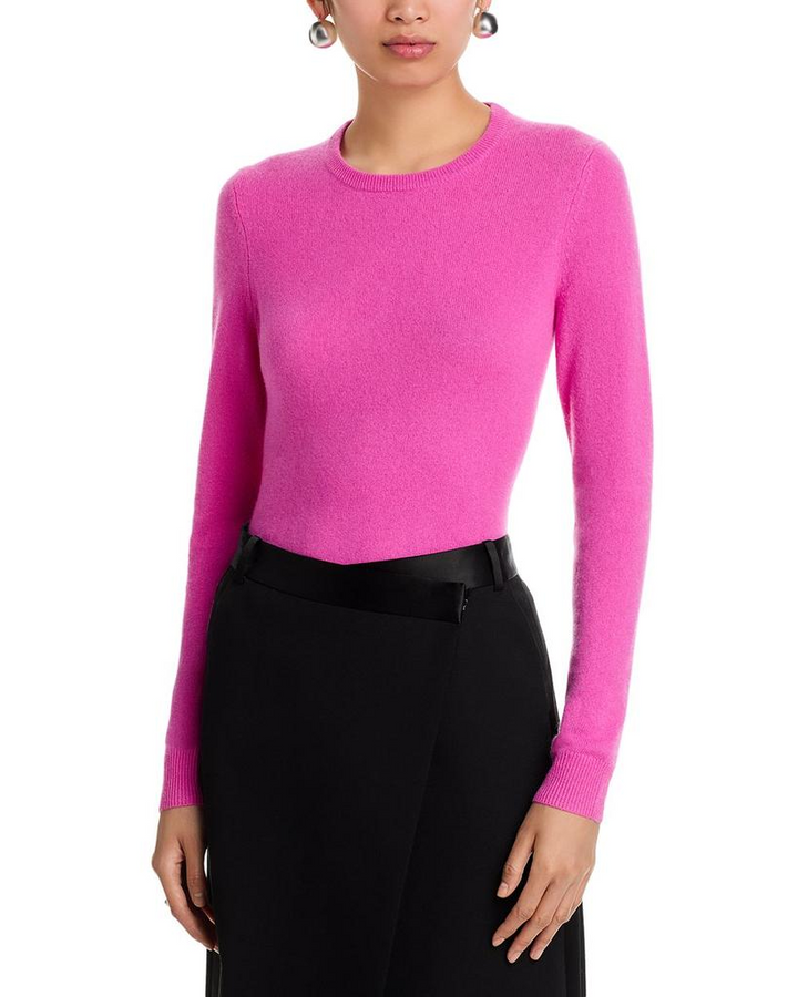 C by Bloomingdale's Cashmere Crewneck Sweater MSRP $178