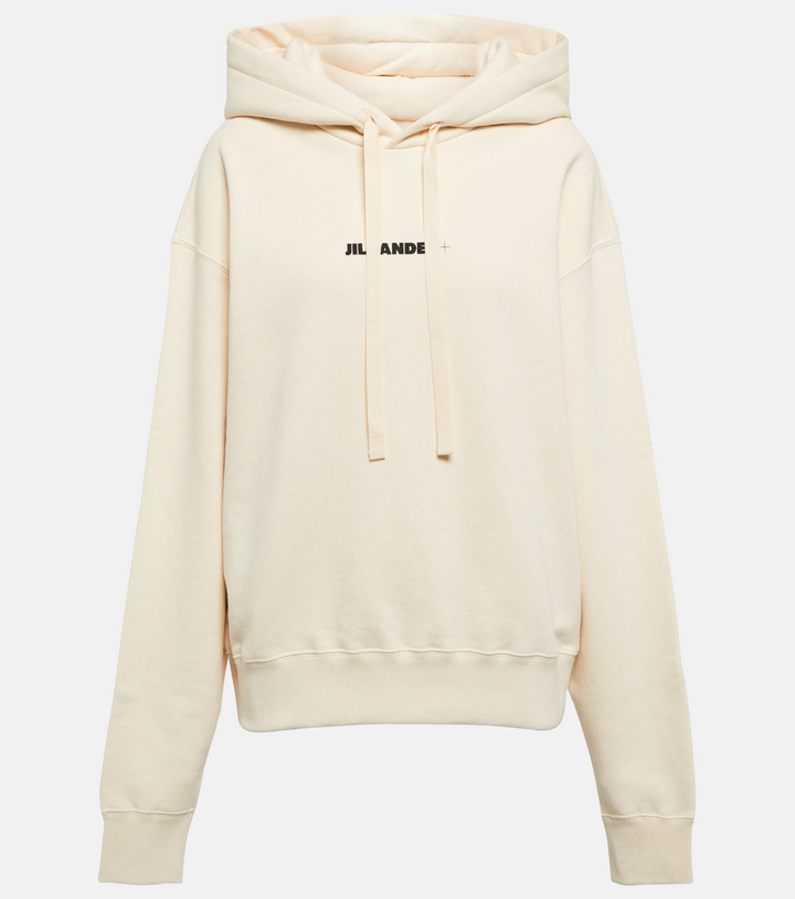 Jil Sander Logo Cotton Jersey Hoodie MSRP $760