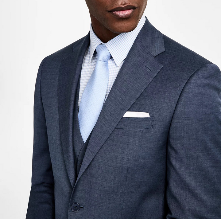 Calvin Klein Men's Slim-Fit Wool-Blend Stretch Suit Jackets MSRP $450