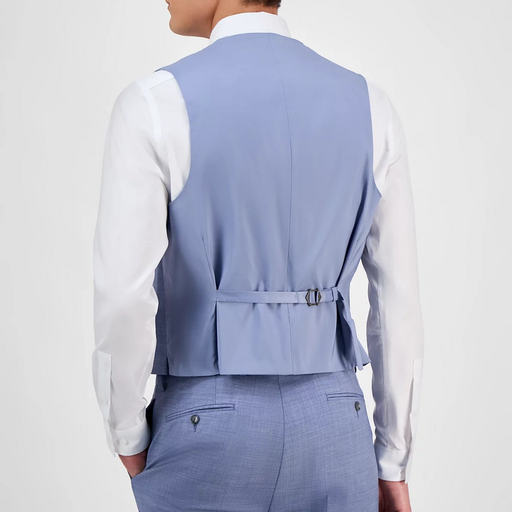Calvin Klein Men's Slim-Fit Wool Blend Infinite Stretch Suit Vest MSRP $125