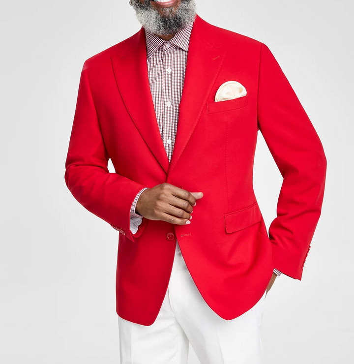 Tayion Collection Men's Classic-Fit Solid Sport Coat MSRP $295