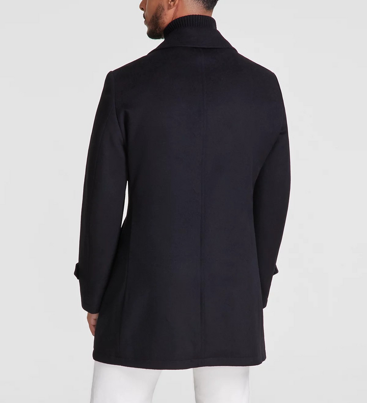 Michael Kors Men's Classic-Fit Wool Blend Solid Overcoat MSRP $495