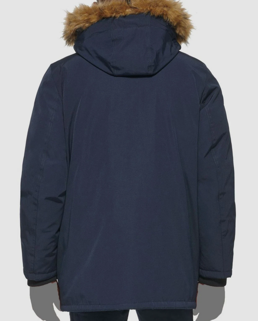 Club Room Men's Parka with a Faux Fur-Hood Jacket MSRP $250