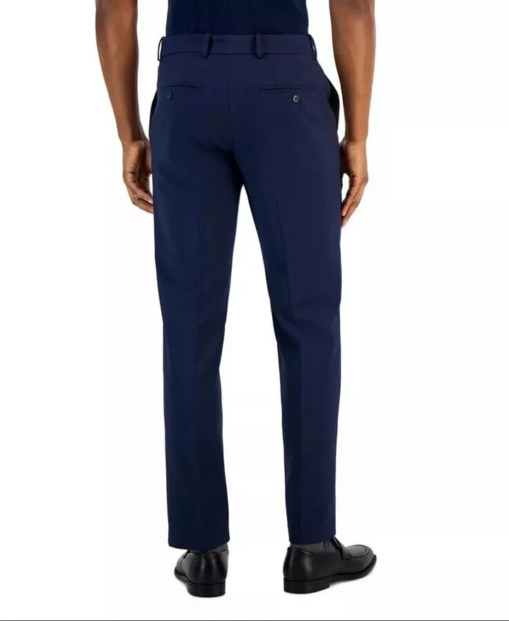 Perry Ellis Portfolio Men's Modern-Fit Stretch Resolution Dress Pants MSRP $95
