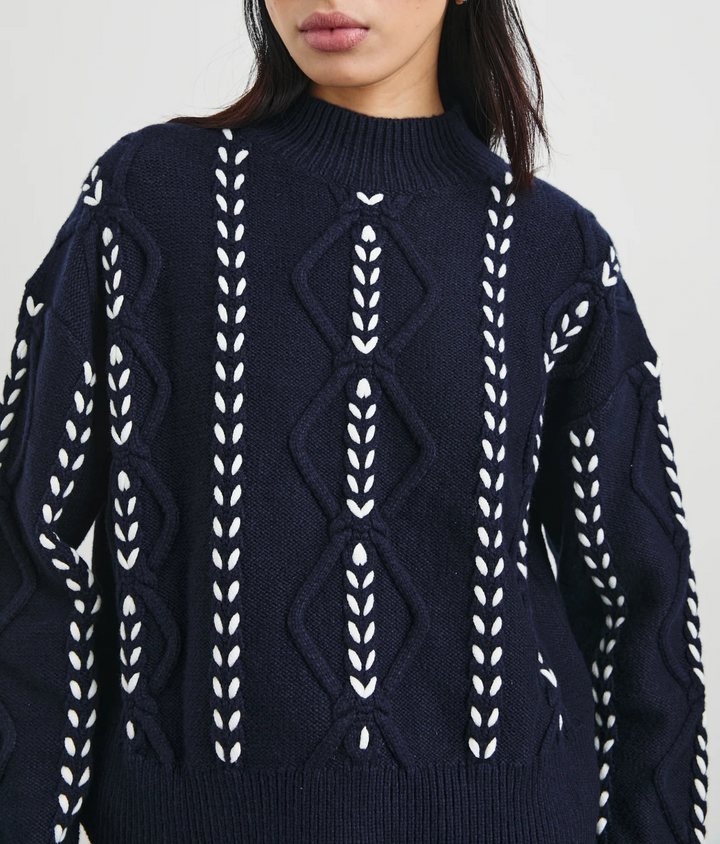 Rails Tori Ribbed Wool-Blend Sweater MSRP $288