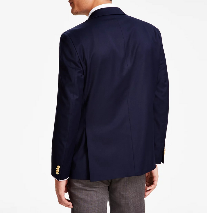 Tommy Hilfiger Men's Modern-Fit Solid Navy Blazer MSRP $295