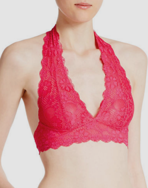 Free People Galloon Lace Halter Bra