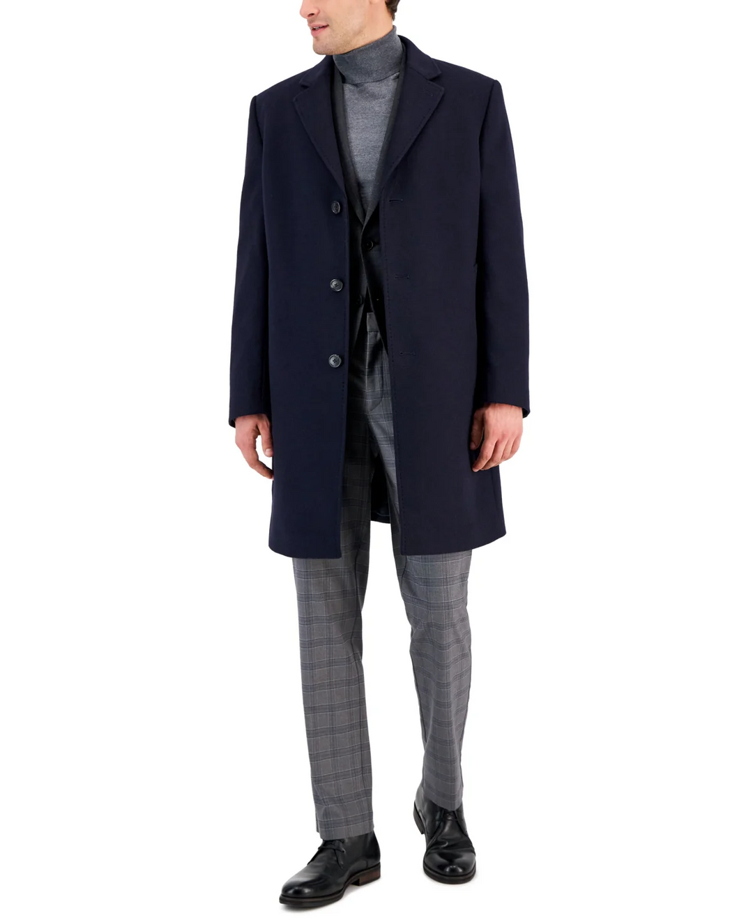 Michael Kors Mens Classic fit Overcoat Coat MSRP $495