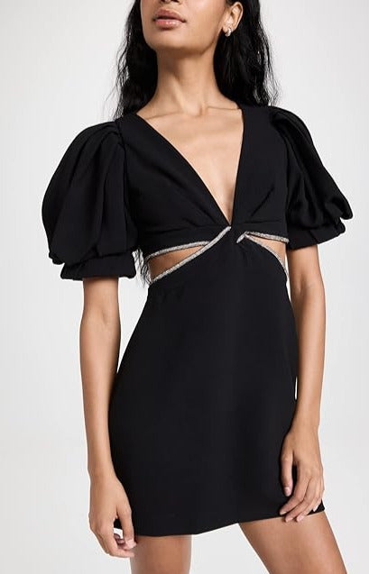 A.L.C. Hazel Balloon Sleeve Side Cutout Dress
