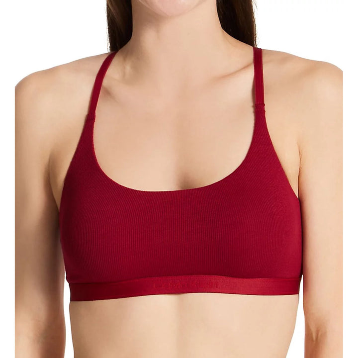 Calvin Klein Women's Pure Ribbed Unlined Bralette