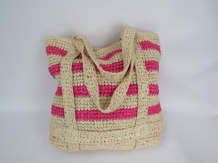 AQUA Traveler Toyo Straw Tote Bag