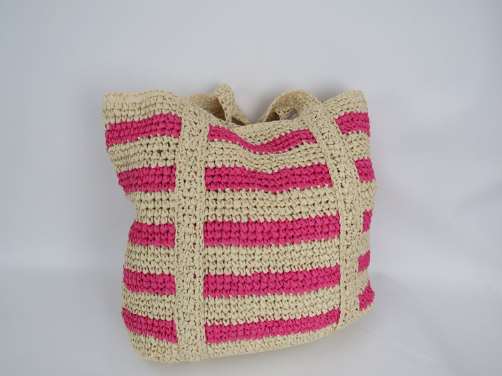 AQUA Traveler Toyo Straw Tote Bag