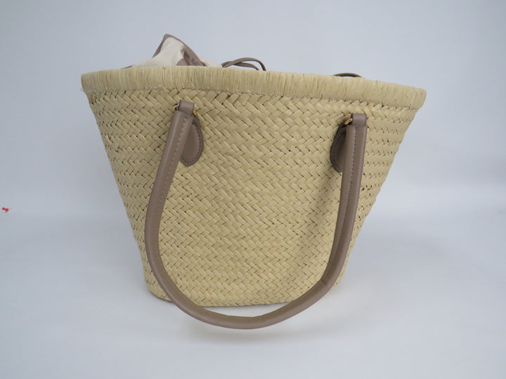 On 34th Isabellaa Straw Medium Drawstring Tote