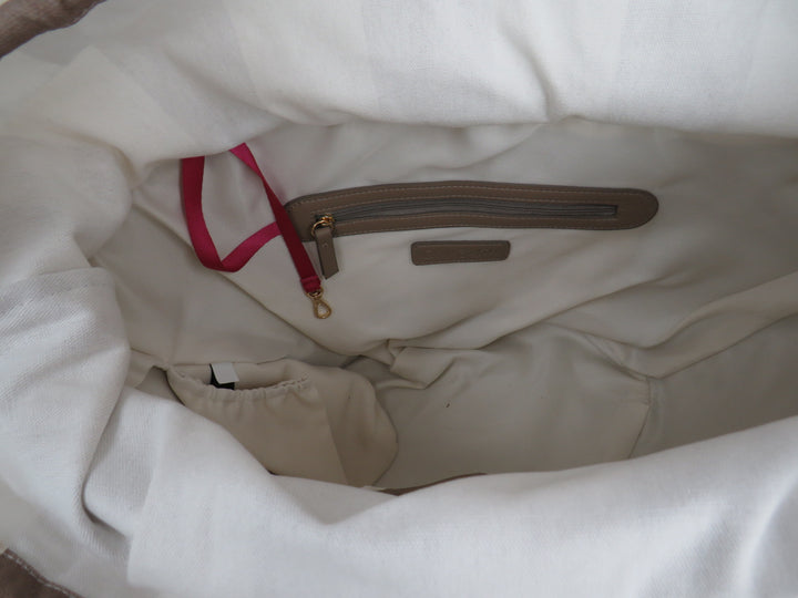 On 34th Isabellaa Straw Medium Drawstring Tote