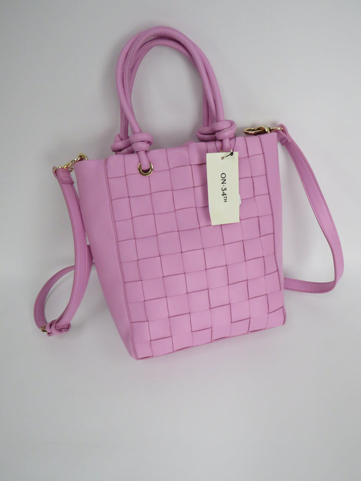 On 34th Lilianna Woven Bucket Bag