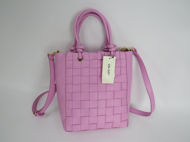 On 34th Lilianna Woven Bucket Bag