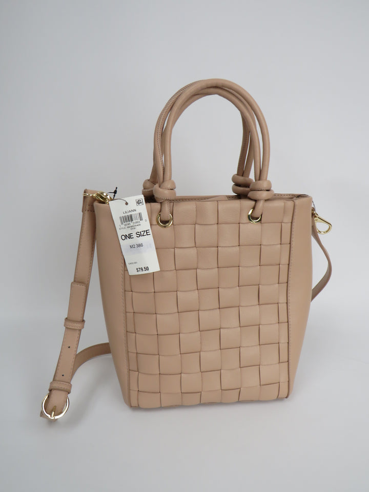 On 34th Lilianna Woven Bucket Bag