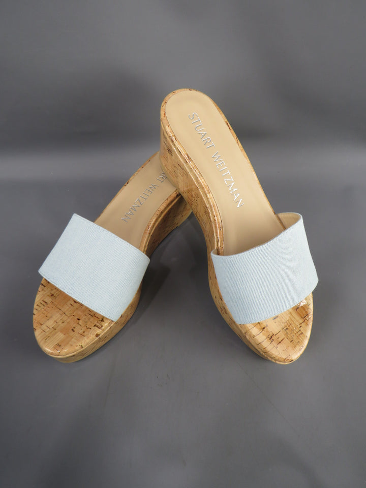 Stuart Weitzman Women's Summer Wedge Platform Slide Sandals