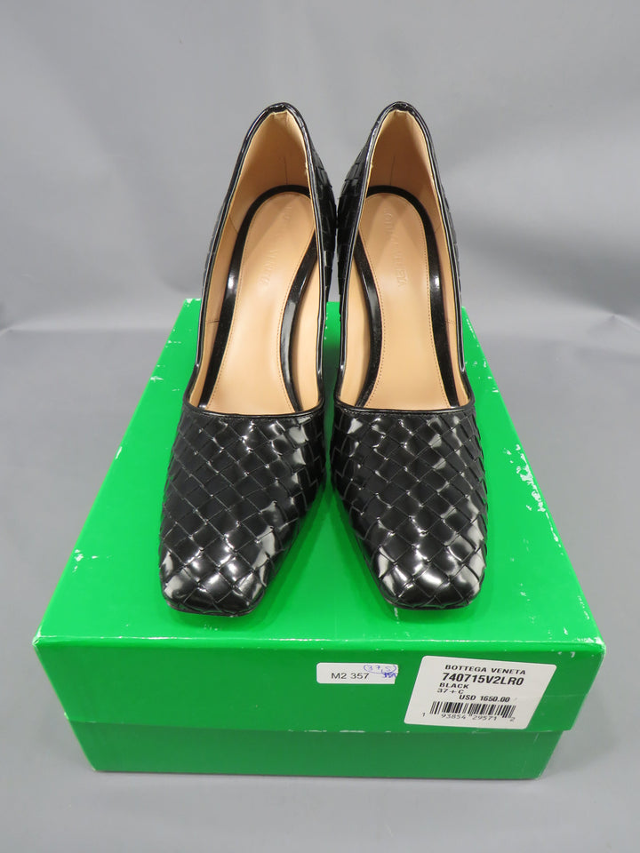 Bottega Veneta Women's Comet Slip On Woven Wedge Pumps