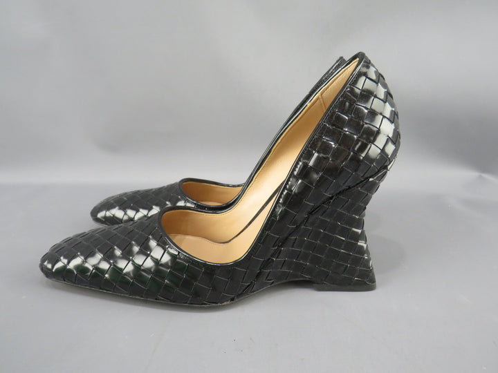 Bottega Veneta Women's Comet Slip On Woven Wedge Pumps