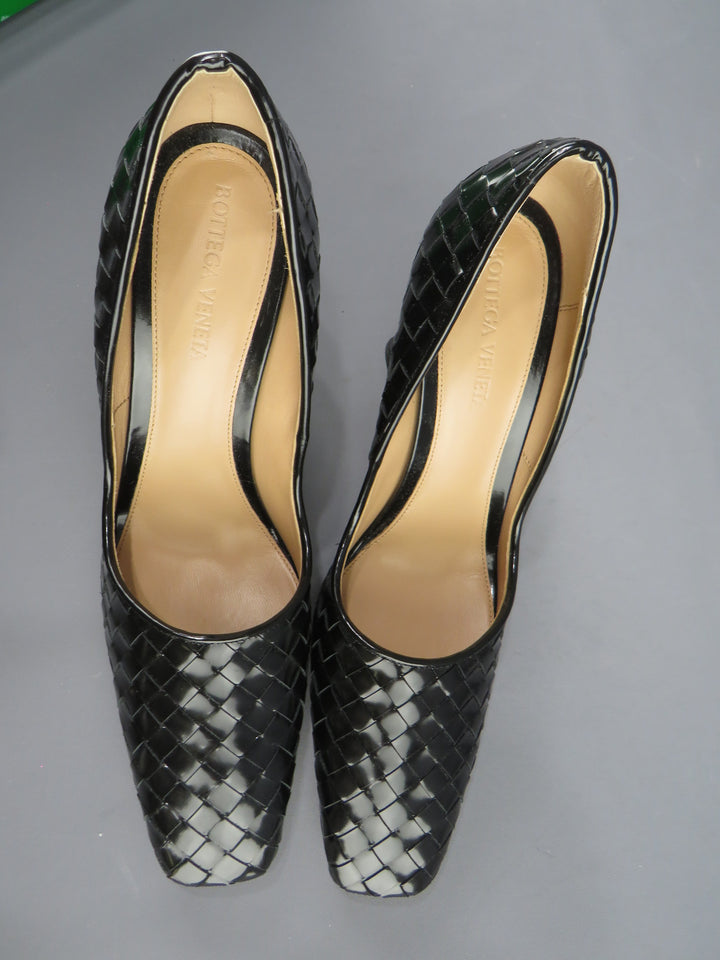Bottega Veneta Women's Comet Slip On Woven Wedge Pumps