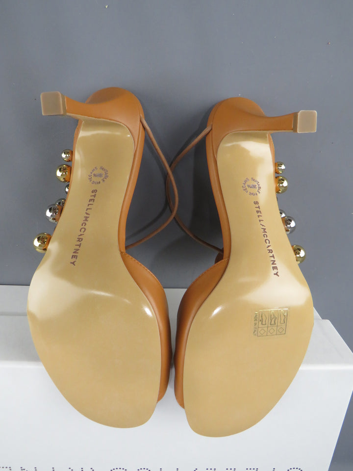 Stella McCartney Women's Stella 100 Studded Open Toe Pumps