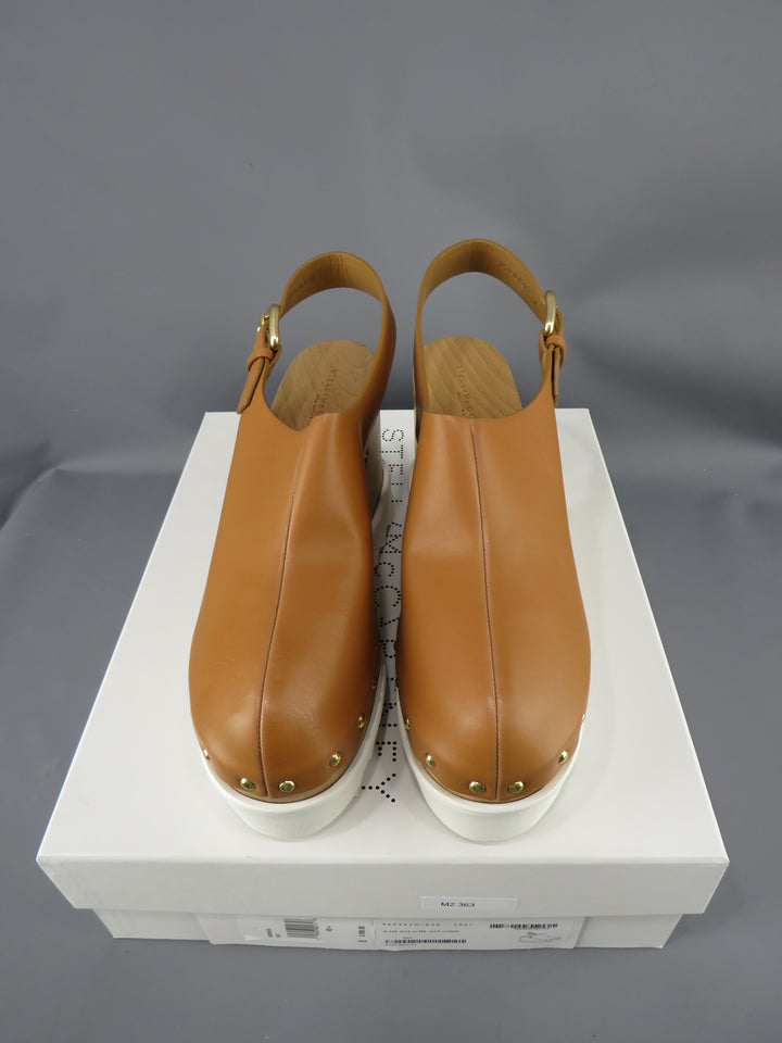 Stella McCartney Women's Elyse Slingback Platform Wedge Clogs
