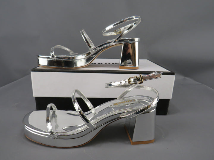 LARROUDE Gio Block Heel Strappy Sandal