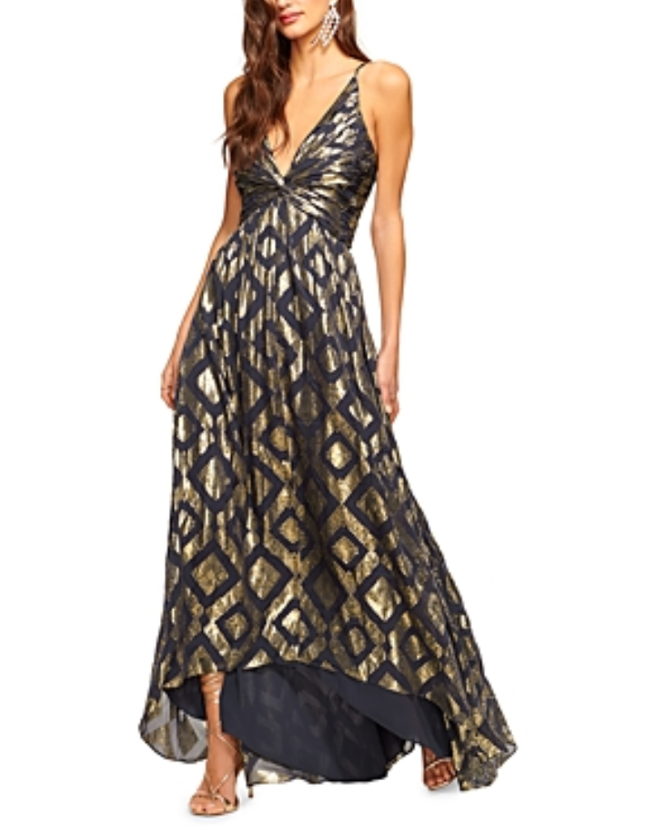 Ramy Brook Toby V Neck Gown  DGFOutlet