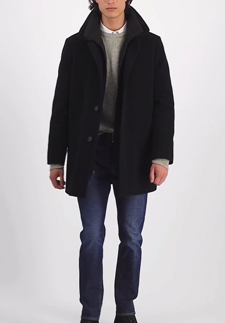 Calvin Klein Men Coleman Wool-Blend Overcoat