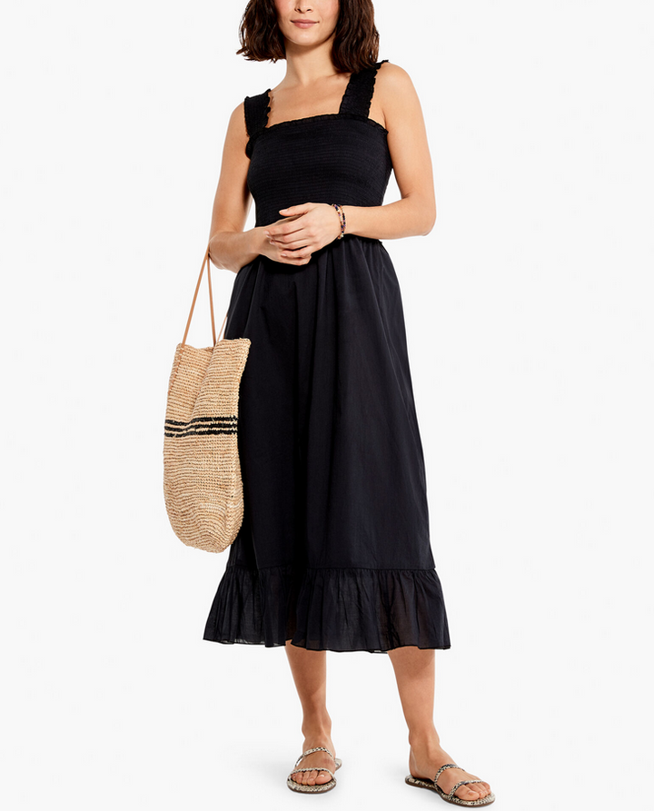 Nic+Zoe Cotton Lawn Smocked Dress