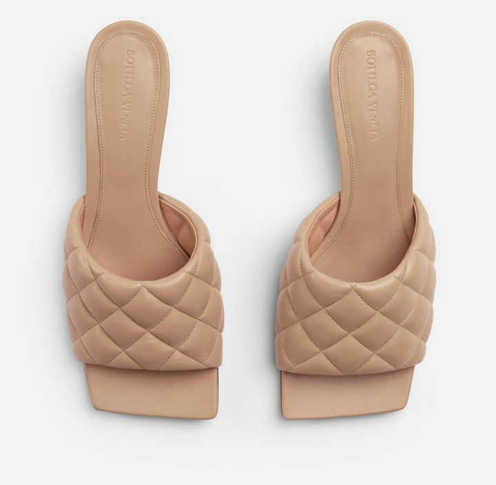Bottega Veneta Women's Padded Quilted Slip On Sandals