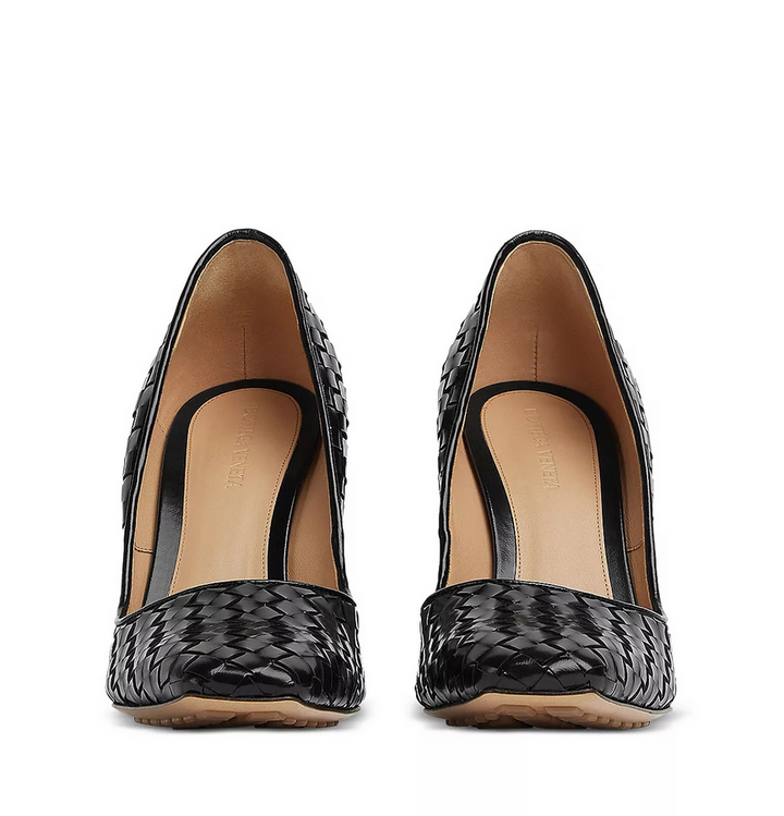 Bottega Veneta Women's Comet Slip On Woven Wedge Pumps