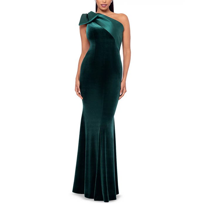 AQUA Velvet Gown