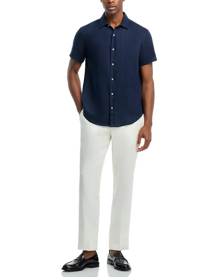 The Men Store Short Sleeve Linen Shirt