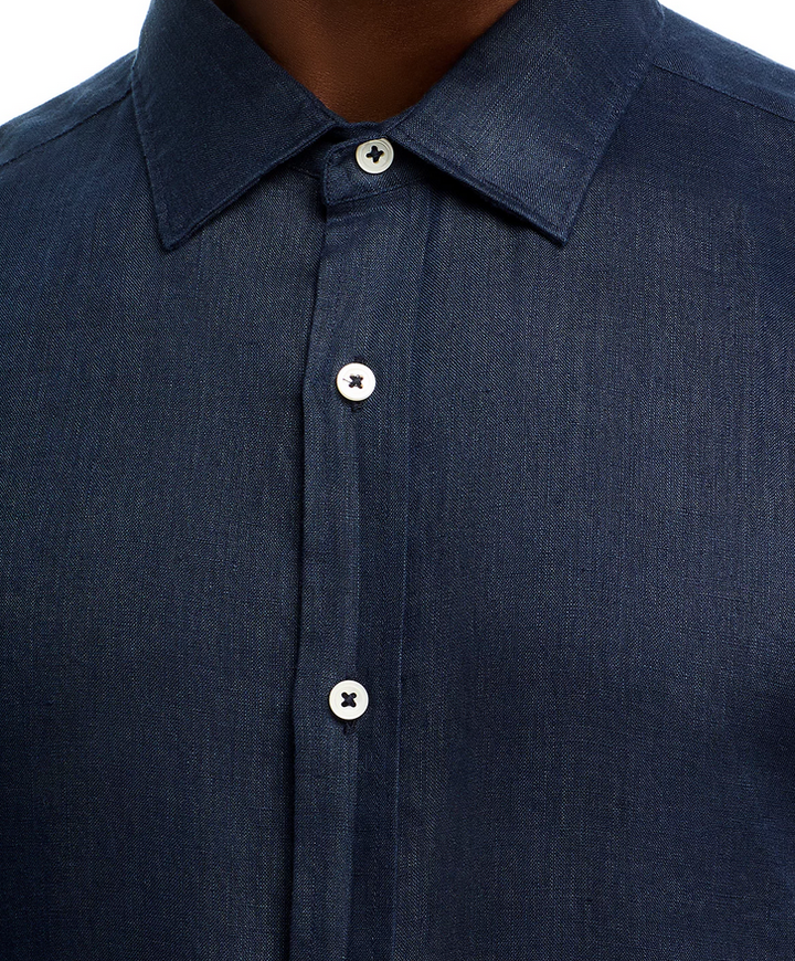 The Men Store Short Sleeve Linen Shirt