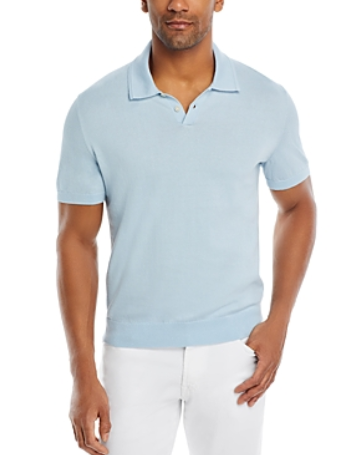 The Men Store Cotton Two Button Sweater Polo