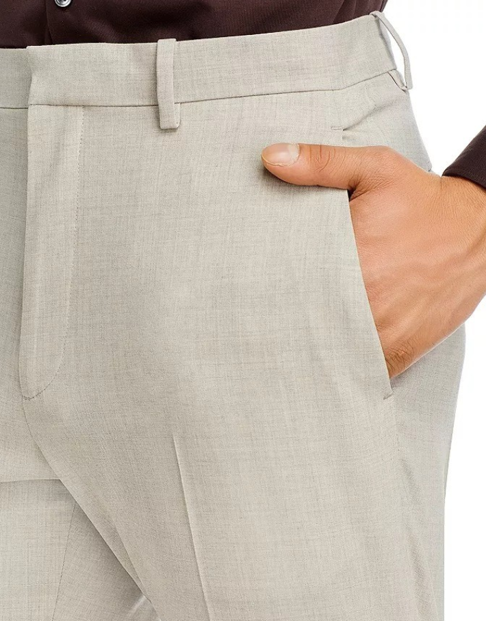 Theory Mayer Stretch Wool Suit Pants
