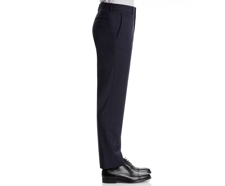 Theory Mayer Wool Tonal Plaid Suit Pants