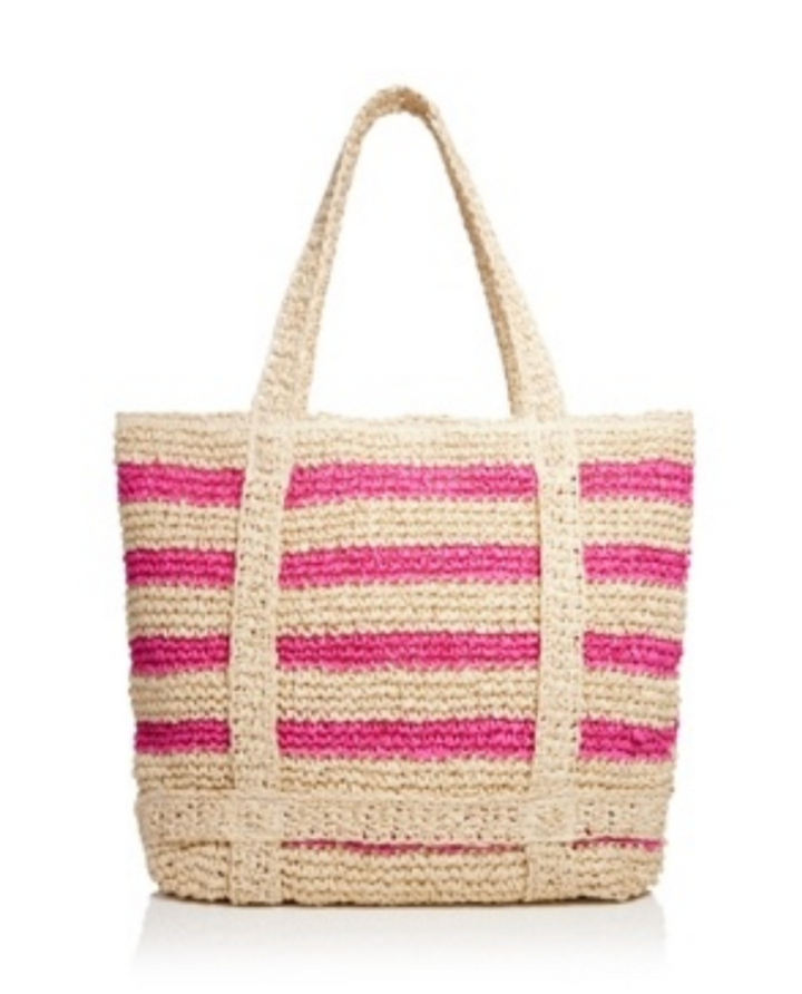 AQUA Traveler Toyo Straw Tote Bag