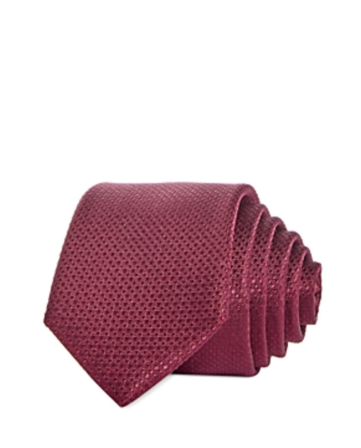 The Men Store Textured Solid Silk Skinny Tie