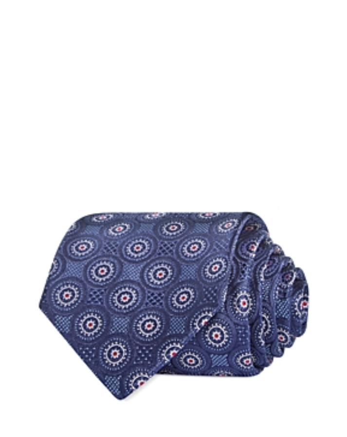 The Men Store Large Medallion Silk Classic Tie