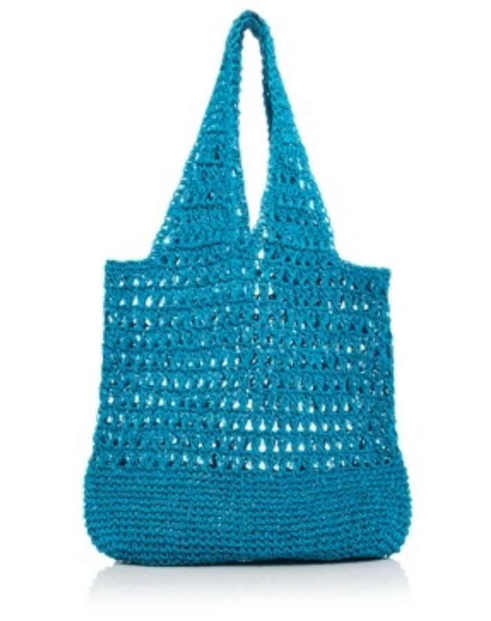 AQUA Crochet Tote