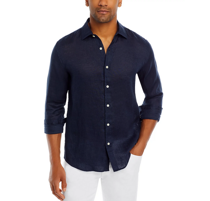 The Men Store Standard Fit Linen Shirt