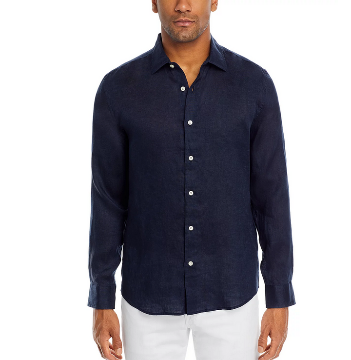 The Men Store Standard Fit Linen Shirt