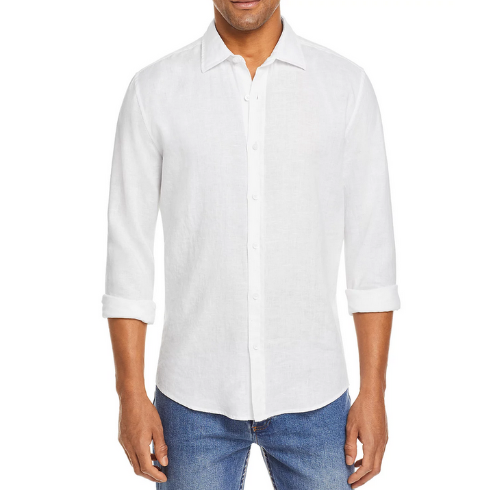 The Men Store Standard Fit Linen Shirt